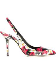 туфли с цветочным принтом  Dolce &amp; Gabbana