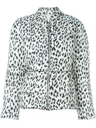 стеганый пуховик с животным принтом Moncler Gamme Rouge