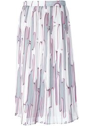 плиссированная юбка  'Cactus' Kenzo