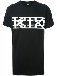 футболка с принтом логотипа   KTZ
