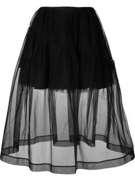 юбка миди из тюля Simone Rocha