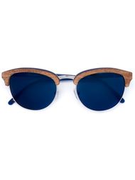 солнцезащитные очки с деревянной оправой Linda Farrow