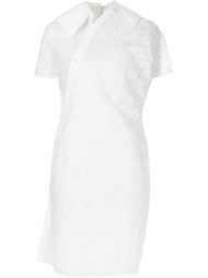 асимметричное прозрачное платье-рубашка Junya Watanabe Comme Des Garçons