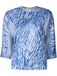 полупрозрачная блузка с панельным дизайном Comme Des Garçons