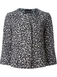 жаккардовый пиджак с леопардовым принтом Odeeh