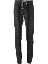 вощеные брюки кроя скинни  Rick Owens DRKSHDW