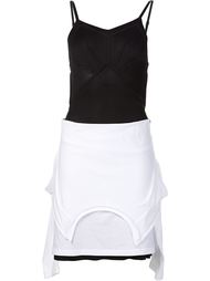 платье-футболка с открытыми плечами Mm6 Maison Margiela