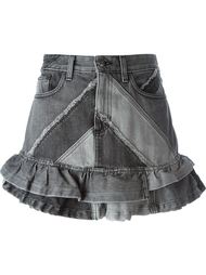 джинсовая юбка с рюшами Marc By Marc Jacobs