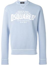 толстовка с принтом логотипа   Dsquared2