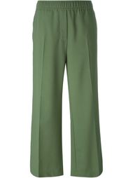 укороченные широкие брюки MSGM