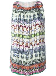 плиссированный топ с принтом Etro