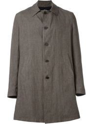 однобортное пальто в клетку Lardini