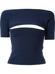 футболка со спущенными плечами  T By Alexander Wang