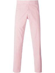 брюки кроя слим в полоску Thom Browne