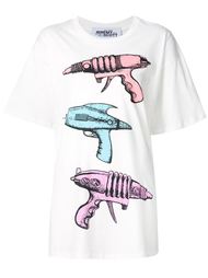 футболка с принтом пистолетов Jeremy Scott