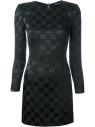 платье в клетку  Balmain