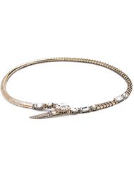 ремень в виде змеи с камнями Roberto Cavalli