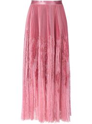 плиссированная кружевная юбка  Alexander McQueen