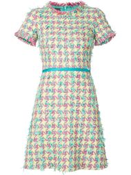 твидовое платье с короткими рукавами Boutique Moschino
