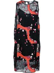 платье с кружевной отделкой MSGM