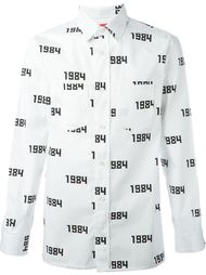 рубашка с принтом '1984'  Gosha Rubchinskiy ГОША РУБЧИНСКИЙ