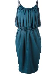 платье с драпированными деталями  Lanvin