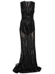 декорированное вечернее платье Zuhair Murad