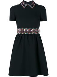 платье с вышивкой бисером Valentino