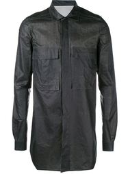 длинная верхняя рубашка Rick Owens