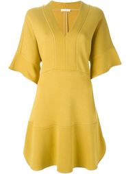 платье c V-образным вырезом   Chloé