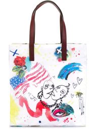 сумка-тоут 'B.Y.O.T. Collage Print NS'  Marc Jacobs