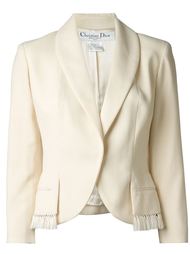 пиджак с лацканами-шалькой Christian Dior Vintage