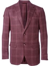 блейзер в клетку Ermenegildo Zegna