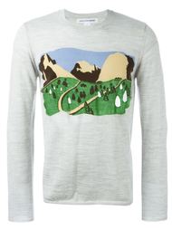 свитер с принтом гор  Comme Des Garçons Shirt