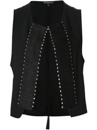 жилет с металлической отделкой Ann Demeulemeester