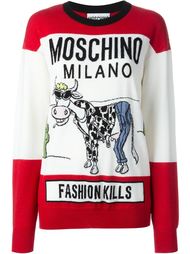 джемпер 'Fashion Kills' Moschino