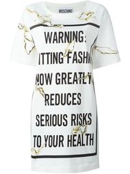 платье-футболка 'Fashion Kills' Moschino