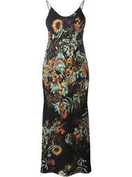 длинное платье с цветочным принтом Jean Paul Gaultier Vintage