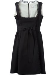 короткое платье с оборками из тюля Red Valentino