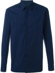 рубашка с контрастной окантовкой  Z Zegna
