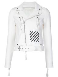 классическая байкерская куртка Off-White