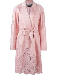 пальто с перфорированным дизайном  Rochas