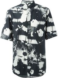 рубашка с принтом Monochrome Floral  McQ Alexander McQueen