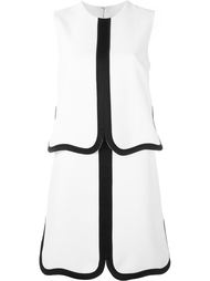 платье шифт с контрастной окантовкой  Victoria Victoria Beckham