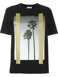 футболка с принтом пальм  Palm Angels