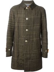 пальто с контрастной строчкой  Junya Watanabe Comme Des Garçons Man