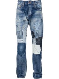 джинсы с лоскутным узором Prps Noir