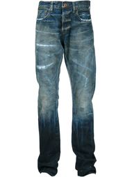 джинсы с потертой отделкой Prps Noir
