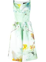 расклешенное платье миди с абстрактным принтом Vivienne Westwood Anglomania