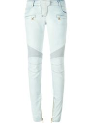 байкерские джинсы кроя скинни Balmain